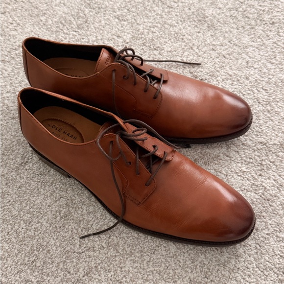 Cole Haan Men's Sawyer Leather Oxfords - Picture 1 of 4